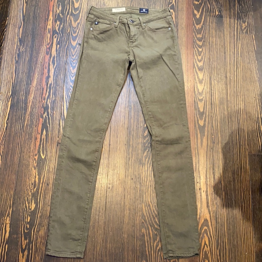 AG Jeans Legging Ankle Super Skinny women’s 24 green jeans